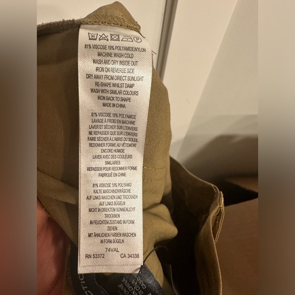 FRENCH CONNECTION CAMMIE SHIMMER FLARE PANTS - Picture 8 of 8